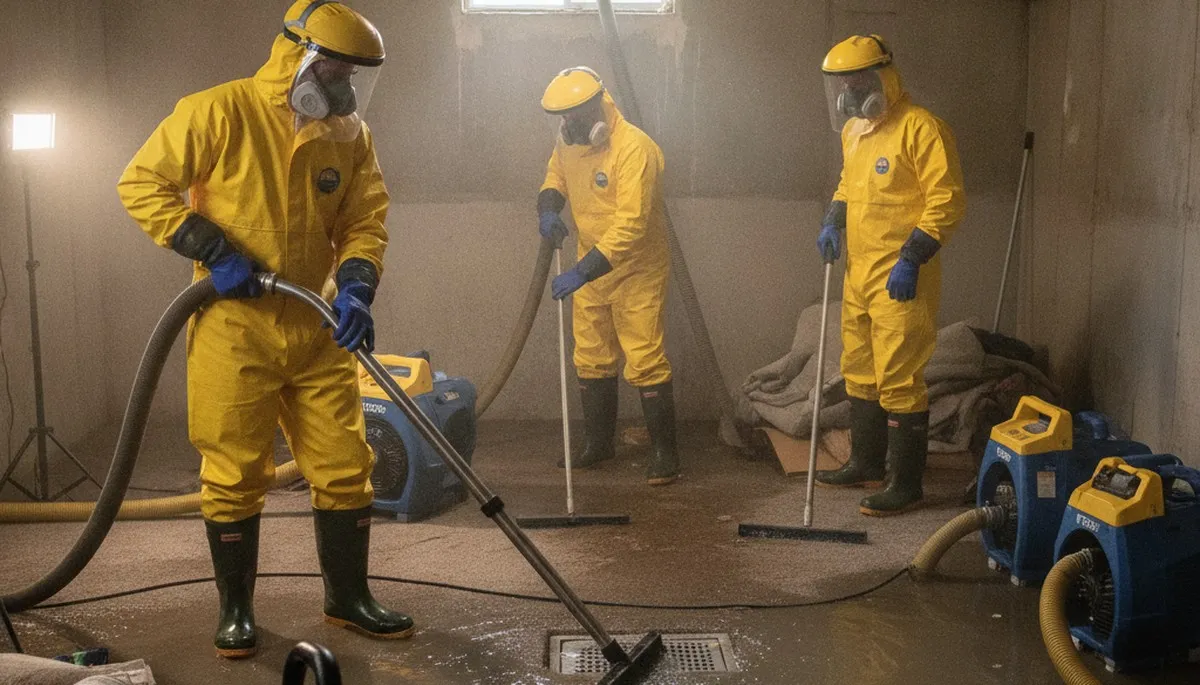 Basement Flood Cleanup Image 1
