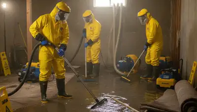 Basement flood cleanup in Fremont, CA with water extraction for home water damage restoration