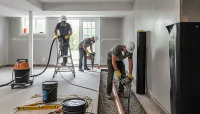 Basement waterproofing for Fremont, CA home to prevent water damage and seasonal moisture