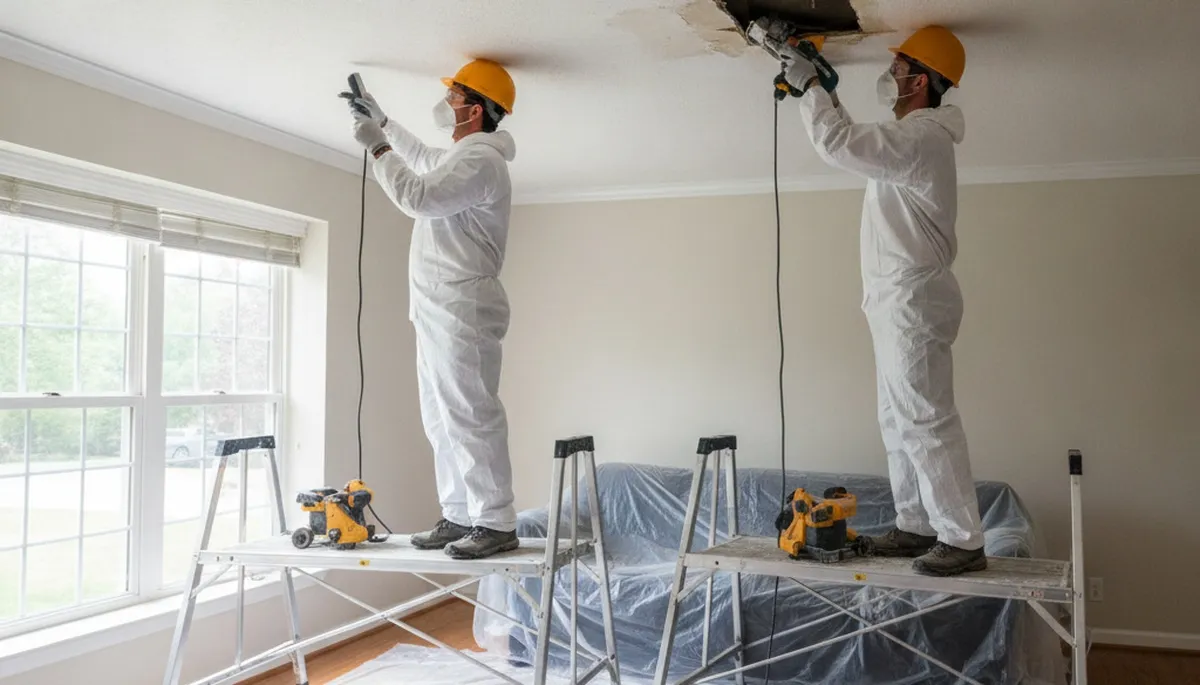 Ceiling Water Damage Repair Image 1