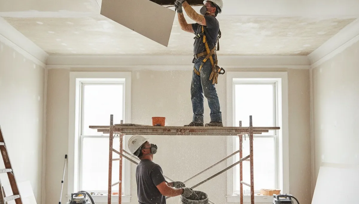 Ceiling Water Damage Repair Image 2