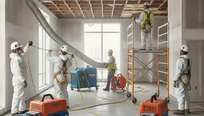 Structural drying equipment for Fremont, CA home water damage restoration