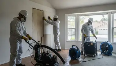 Water damage restoration team serving Fremont, CA with professional cleanup and repair services