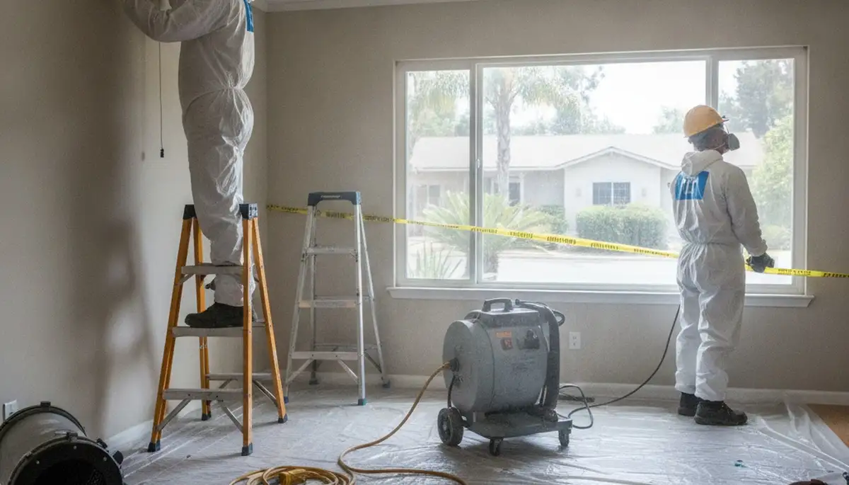 Water damage restoration team serving Fremont, CA with professional emergency cleanup and drying services