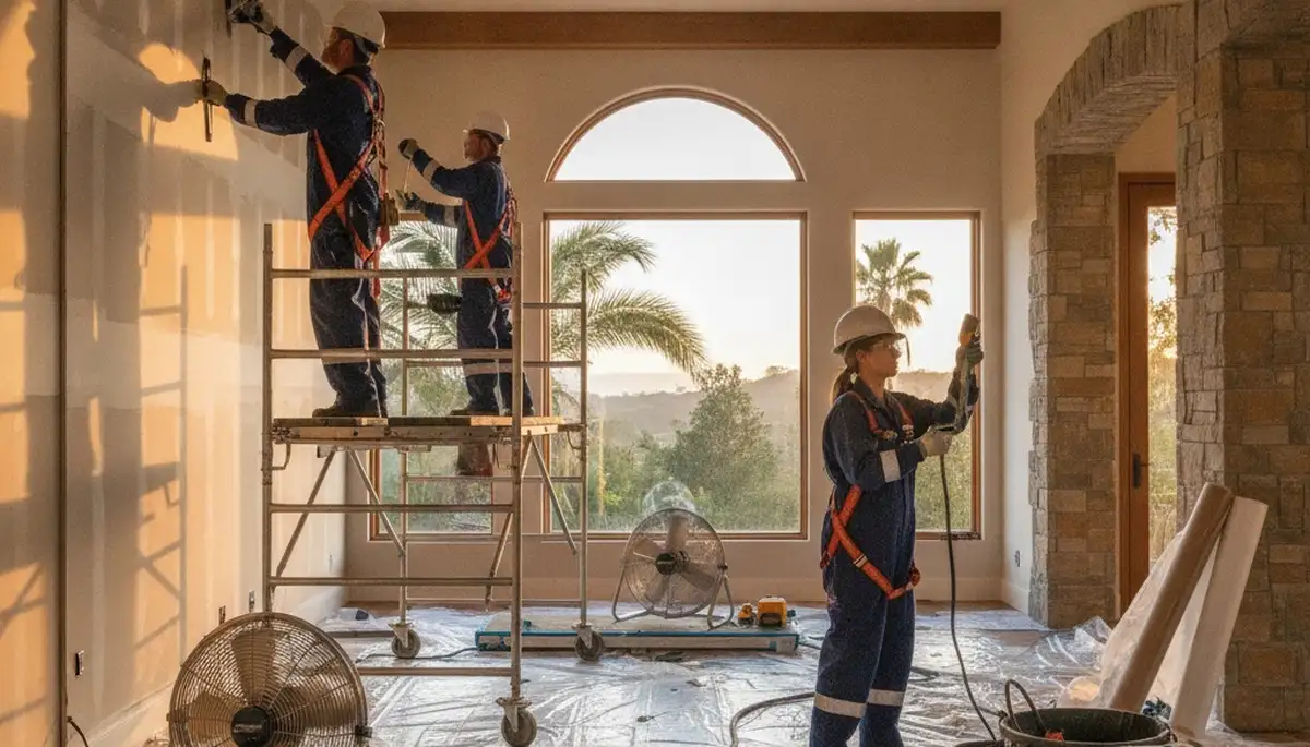 Water damage restoration team serving Fremont, CA with professional cleanup and drying services