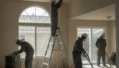 Water damage restoration team serving Fremont, CA for emergency cleanup and repair
