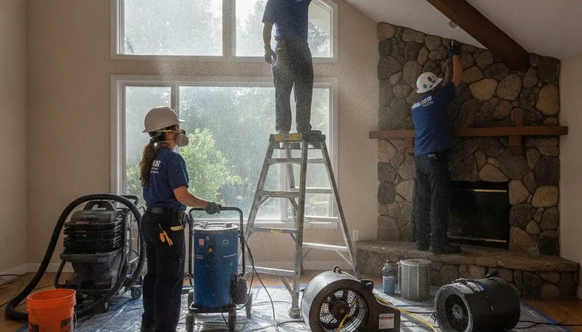 Water damage restoration team serving Fremont, CA for emergency cleanup and repair